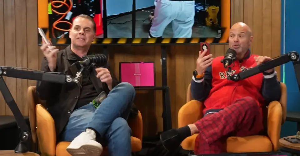 Martinoli y el 'Doctor' grabando su podcast | Captura de YouTube