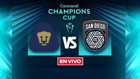 Pumas vs San Diego FC EN VIVO Concacaf Champions Cup Primera Ronda Vuelta 