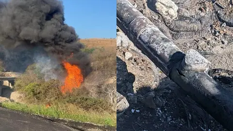 Tragedia en Oaxaca: explota ducto de Pemex durante labores de mantenimiento