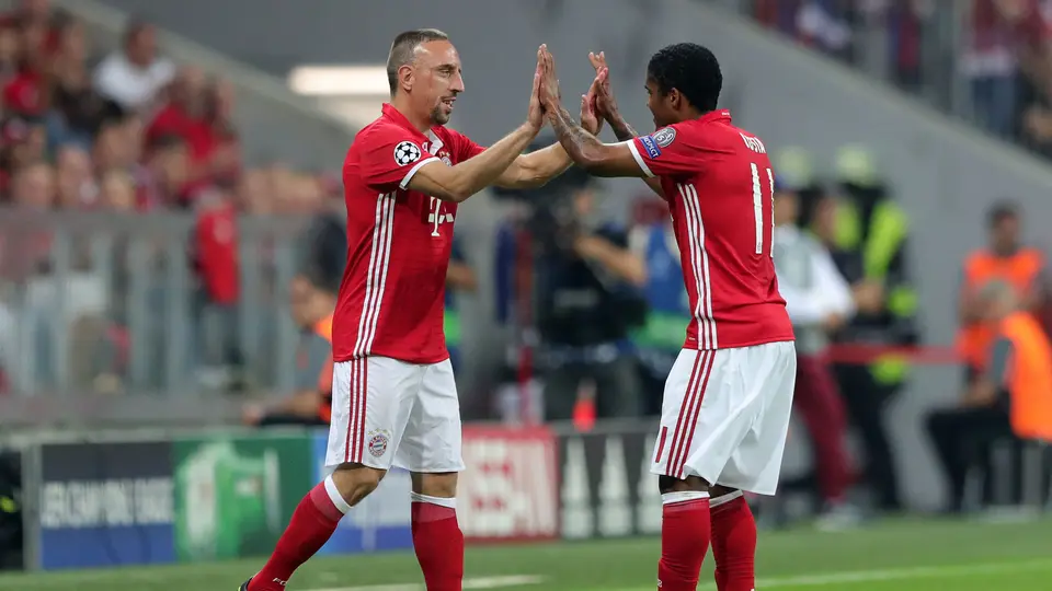 Ribery durante el partido de Bayern Munich ante Rostov en la Champions League 2016-17 | MEXSPORT