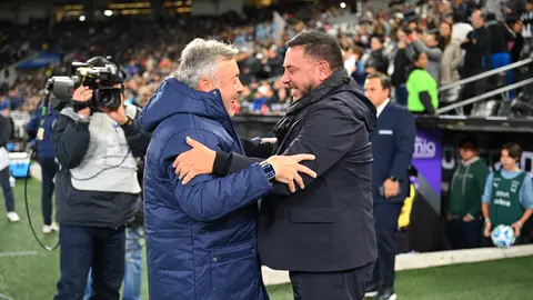 Doménec Torrent y Antonio Mohamed en la Jornada 1 del Clausura 2026 de la Liga MX | IMAGO 7