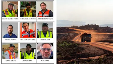 Las autoridades continúan con los trabajos para encontrar a todos los mineros / Especial