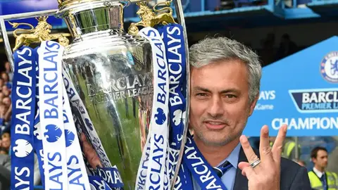 Mourinho ganó tres veces la Premier League | X: @premierleague