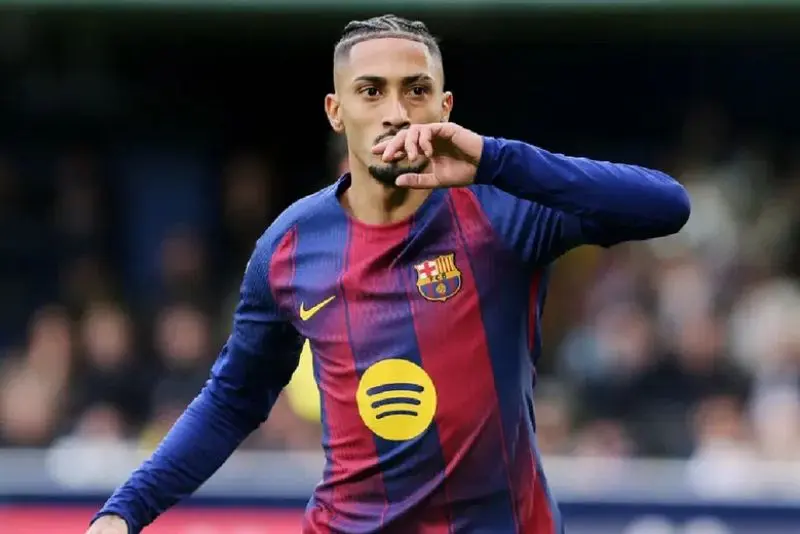 Raphinha es duda para las semifinales contra el Atlético de Madrid | AP