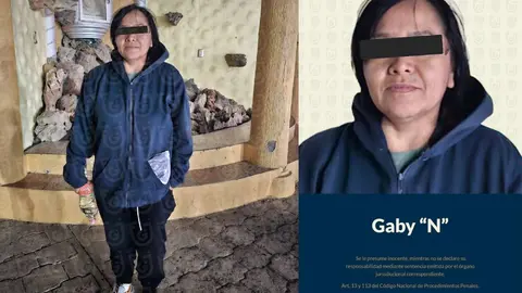 La mujer fue detenida en Oaxaca y posteriormente trasladada a la CDMX/X: @FiscaliaCDMX