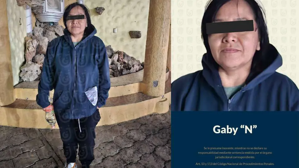 La mujer fue detenida en Oaxaca y posteriormente trasladada a la CDMX/X: @FiscaliaCDMX