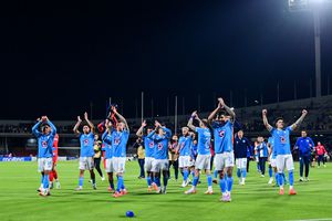 Cruz Azul en celebración tras vencer a América en la Copa de Campeones Concacaf | IMAGO 7