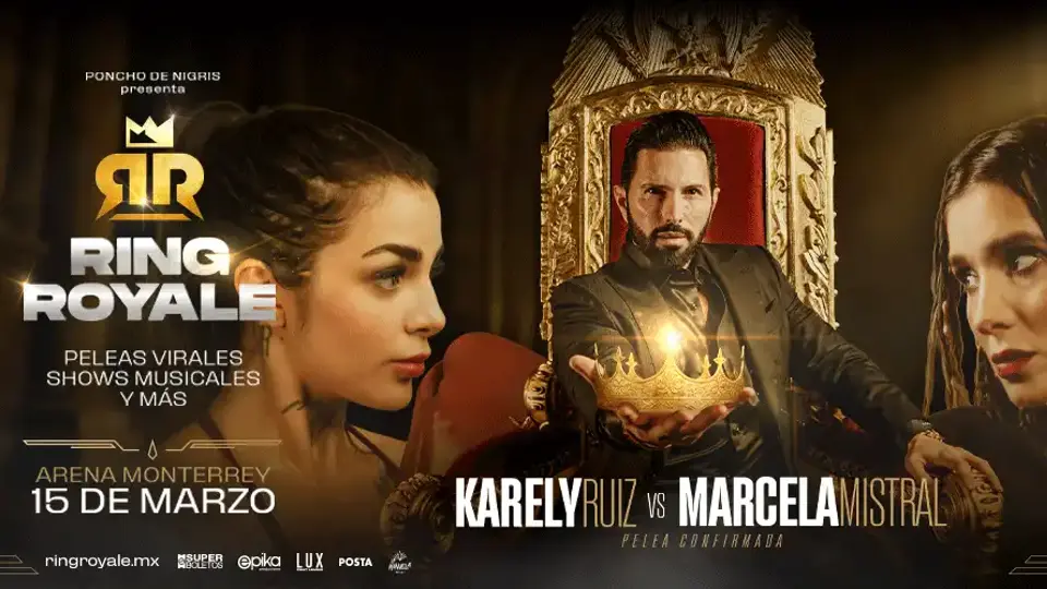 Influencers, celebridades y figuras del entretenimiento formarán parte de la cartelera del espectáculo Ring Royale./ IG