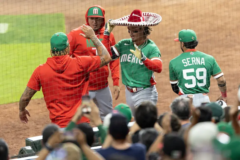 Jarren Duran en el partido contra Estados Unidos en el Clásico Mundial de Béisbol 2026 | MEXSPORT