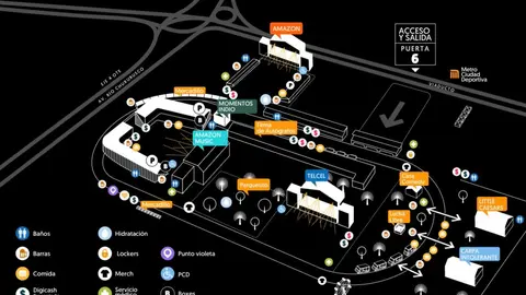 Algunos escenarios cambiaron de lugar para comodidad de la gente / FB: @festivalvivelatino