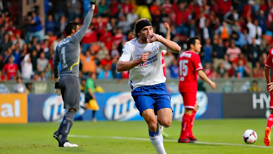 Pavone en celebración ante Toluca en la Concachampions 2013-14 | IMAGO 7
