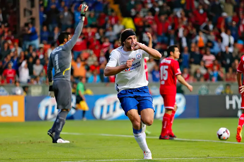 Pavone en celebración ante Toluca en la Concachampions 2013-14 | IMAGO 7
