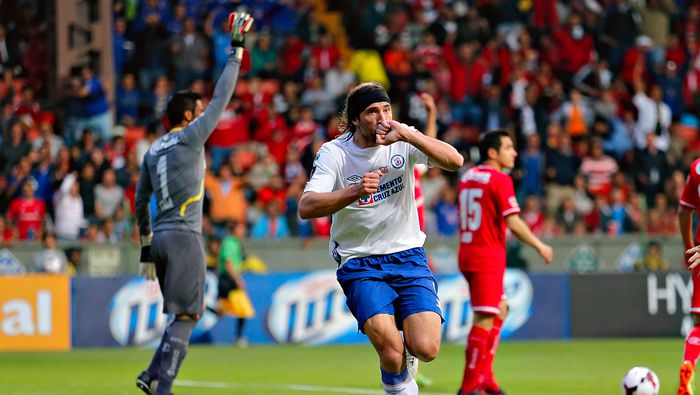 Pavone en celebración ante Toluca en la Concachampions 2013-14 | IMAGO 7