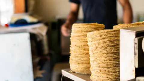 Almacenar tortillas en hieleras o recipientes improvisados puede generar condiciones que afectan la calidad del alimento. / iStock