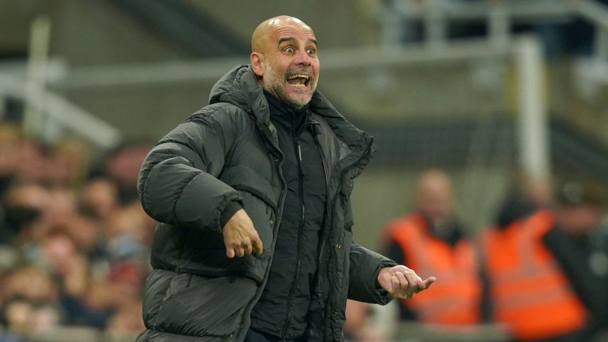 Pep Guardiola durante el partido de Manchester City en la FA Cup | AP