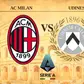 Serie A: ¿Cuándo y dónde ver AC Milan de Santi Giménez vs Udinese?