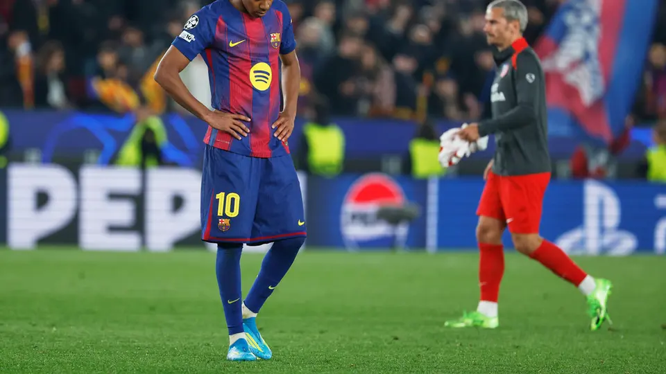Lamine Yamal tras la derrota ante Atlético de Madrid l AP