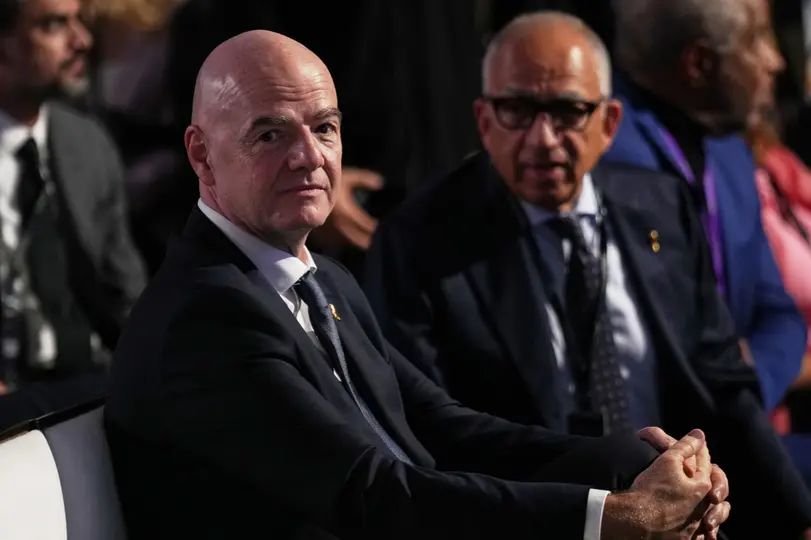 Gianni Infantino durante un evento de FIFA l AP