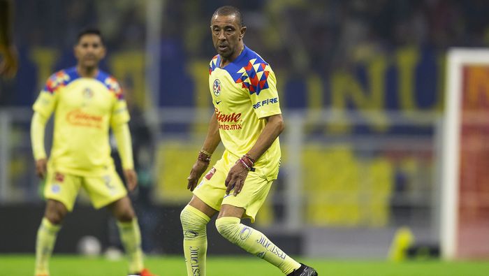 Cesilio de los Santos en el partido de leyendas de América contra Chivas en 2023 | MEXSPORT
