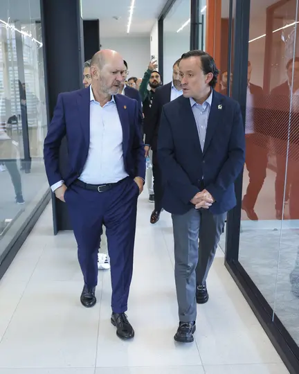 Rafael Louzán y Mikel Arriola l FMF
