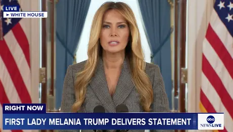 Melania Trump se deslinda de Epstein: “No soy su víctima”, declara desde la Casa Blanca