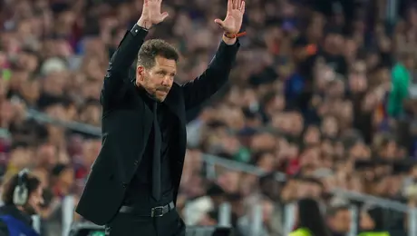 Diego Simeone habla de la queja del Barcelona al arbitraje ante UEFA: "Estamos acostumbrados a esas situaciones"