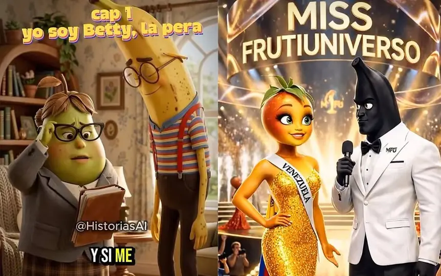 Bananito, Bluebella, Strawberina y Grapenzo, se ganaron el cariño de los usuarios de TikTok / Redes Sociales