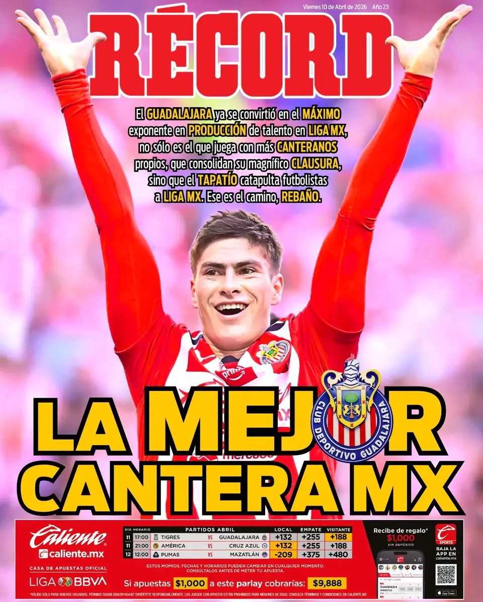 Portada RÉCORD 10 marzo 2026
