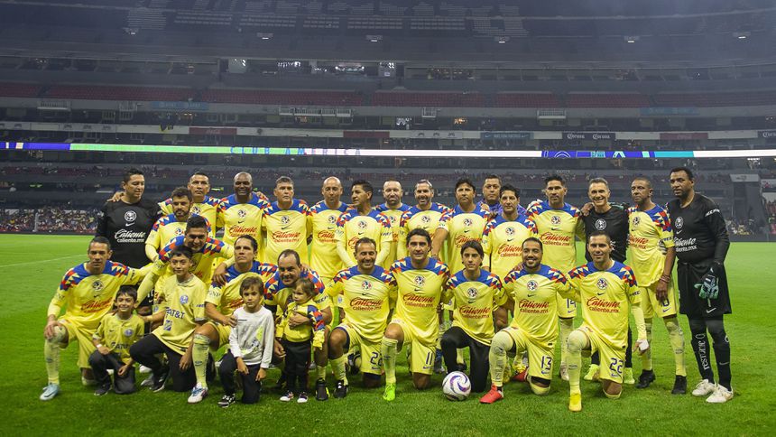 Exjugadores de América en el partido de leyendas contra Chivas | MEXSPORT