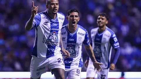 Salomón Rondón celebra gol ante Cruz Azul l MEXSPORT
