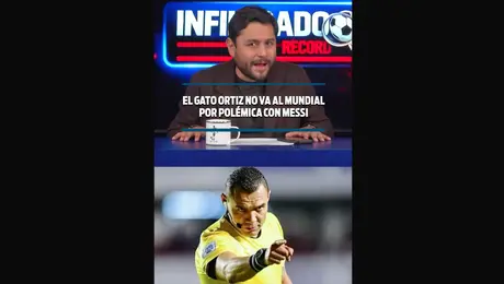 EL GATO ORTIZ NO VA AL MUNDIAL POR POLÉMICA CON MESSI