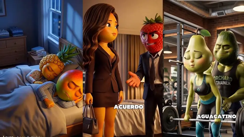 La cuenta original de Fruit Love Island fue dada de baja tras reclamos por el supuesto mal uso de la Inteligencia Artificial / Redes Sociales
