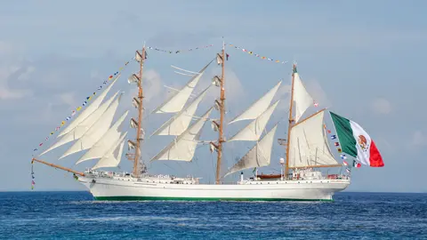 332 elementos de la Armada de México participarán en el crucero “Pacífico 2026”./ Gobierno. de México
