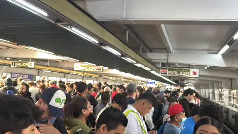 En la estación Ciudad Universitaria ya comenzaron las obras de remodelación/X: @javinnz1