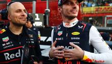 Lambiase y Max Verstappen en el Gran Premio de Abu Dhabi 2025 | RED BULL