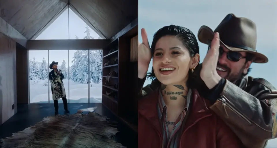 El estreno de “Un vals” se volvió tendencia, pero no solo por la música, sino por la elección de la modelo. / Captura
