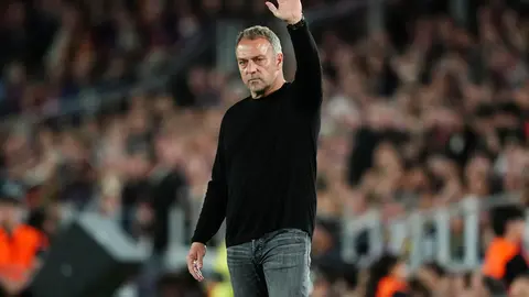 Hansi Flick, entrenador del Barcelona | AP