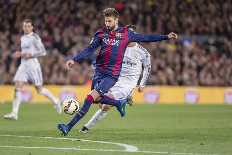 Gerard Piqué en el partido de Barcelona contra Real Madrid en 2015 | MEXSPORT