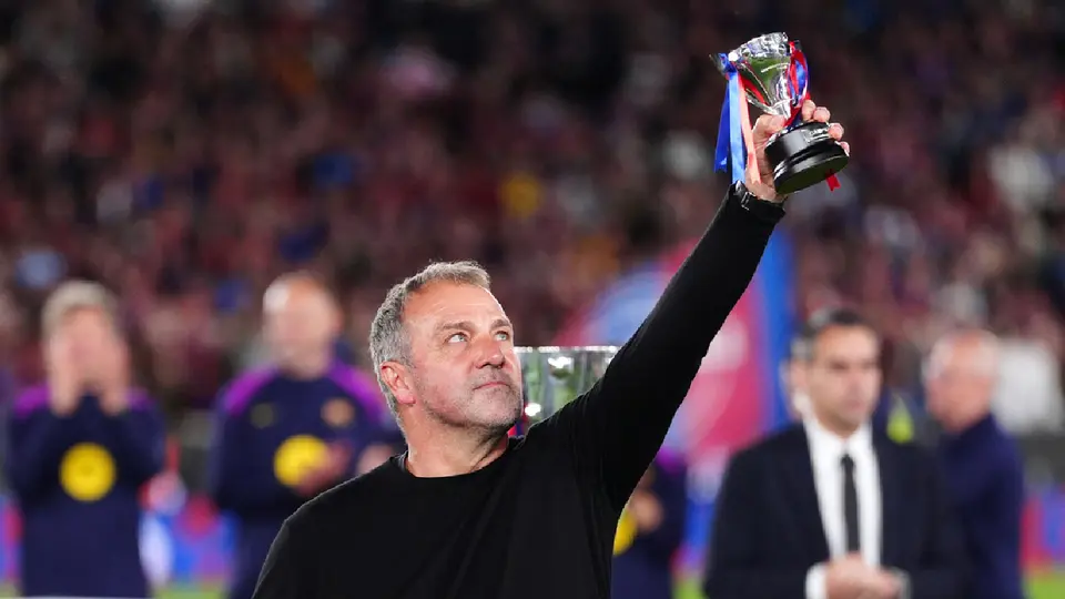 Hansi Flick, entrenador del Barcelona | AP