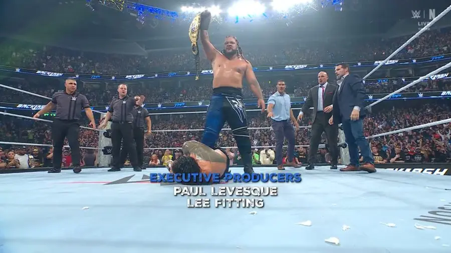 Jacob Fatu, siendo el mejor parado frente a Roman Reigns