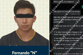 “Me gritó y se enojó”: filtran mensajes de Fernando Yael N tras desaparición de su madre