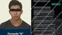 “Me gritó y se enojó”: filtran mensajes de Fernando Yael N tras desaparición de su madre