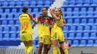 Jugadoras de América en celebración contra Toluca en el Clausura 2026 de la Liga MX Femenil | IMAGO 7