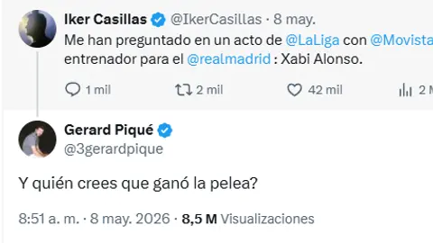 Así fue el comentario que Gerard Piqué le hizo a Íker Casillas | CAPTURA DE PANTALLA