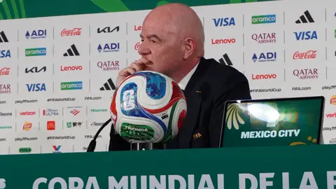 Gianni Infantino en conferencia de prensa previo al inicio de la Copa del Mundo 2026 | CARLOS PONCE DE LEÓN