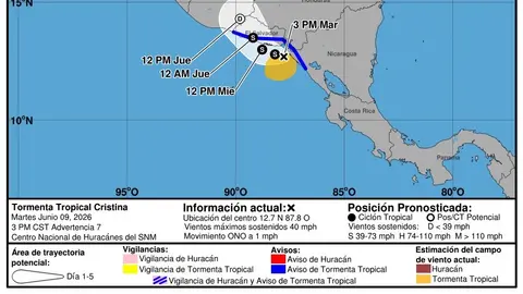 Las fuertes corrientes generadas por la tormenta tropical Boris dejaron una mujer fallecida en Manzanillo y mantienen la búsqueda de tres personas desaparecidas./ X: @InfoMeteoro