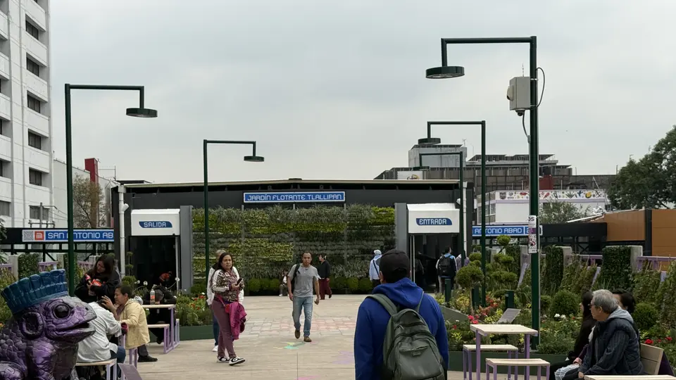 Así luce el nuevo parque elevado de Tlalpan. / Georgina Sánchez.