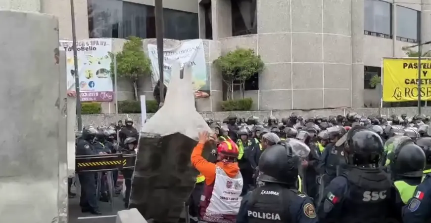 Las autoridades piden a los capitalinos tomar sus precauciones ante las protestas / Redes Sociales