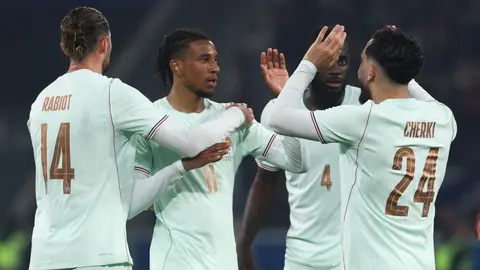 Jugadores de la Selección de Francia en celebración | AFP