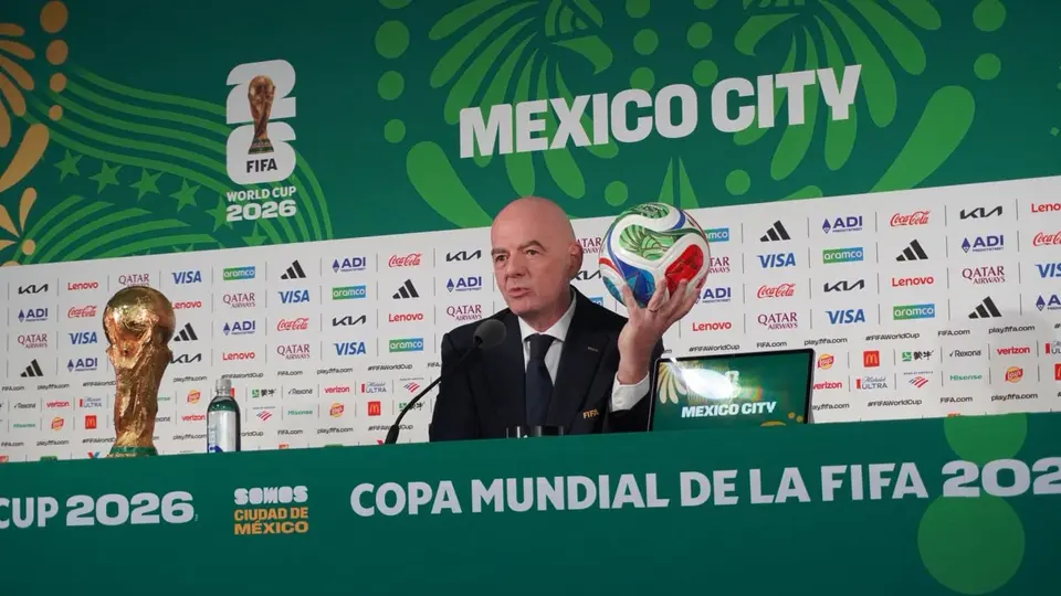 Gianni Infantino en conferencia de prensa previo al inicio de la Copa del Mundo 2026 | CARLOS PONCE DE LEÓN